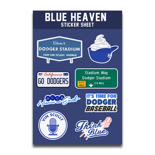 Blue Heaven Sticker Sheet